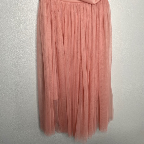 asos scuba bow front tulle midi dress - Picture 4 of 7